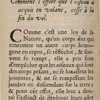 0412 - Page 386 - Chapitre XXIX. Comment l'effort que l'oiseau a acquis en volant, cesse à la fin du vol