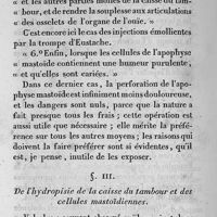 0147 - Page 148 - 3- de l'hydropisie de la caisse du tambour et des cellules mastoïdiennes
