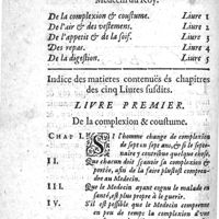 0124 - Page sans numérotation - Sommaire. Indice des matières