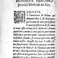 0346 - Page 218 - A Monsieur, Monsieur Heroard premier Medecin du Roy