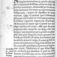 0490 - Page 362 - Comment est ce que la faim cause descente de rheume, & rend l'homme plus chagrin. Chap. VII