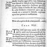 0494 - Page 366 - D'ù vient ce qu'on dit des alterez, cracher, cotton. Chap. VIII