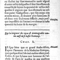 0573 - Page 445 - Que la longueur du repas est dommageable comme aussi de se haster beaucoup. Chap. X