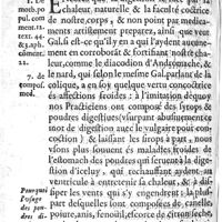 0626 - Page 496 - Que les poudres digestiues sont plus conuenables deuant qu'apres le repas. Chap. VI