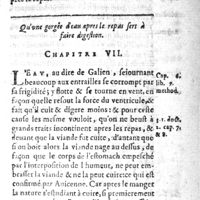 0629 - Page 499 - Qu'une gorgée d'eau apres le repas sert à faire digestion. Chap. VII