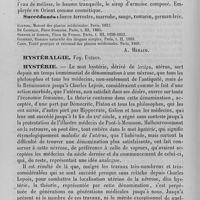 0185 - Page 182 - Hyssope officinale. Hystéralgie. Hystérie