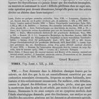 0611 - Page 608 - Thyroïde. Tic