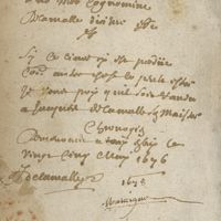 0004 - Page sans numérotation - [Note manuscrite]