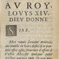 0007 - Page sans numérotation - Au Roy, Louys XIV. Dieu Donné