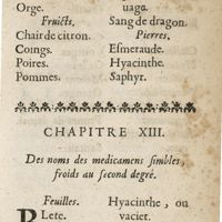 0093 - Page 33 - Chapitre XIII. Des noms des medicamens simples, froids au second degré
