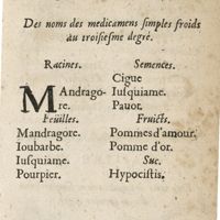 0095 - Page 35 - Chapitre XIV. Des noms des medicamens simples, froids au troisiesme degré