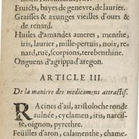 0108 - Page 48 - Article III. De la maniere des medicamens attractif
