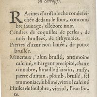 0110 - Page 50 - Article IV. De la matiere des medicamens catheretics ou corrosifs