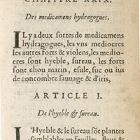 0225 - Page 165 - Chapitre XXIX. Des medicamens hydragogues. Article I. De l'hyeble & sureau