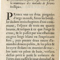 0323 - Page 263 - Article VI. De la maniere de faire orge mondé pour la nourriture des malades de fievres hectiques