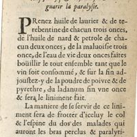 0419 - Page 359 - Article V. De la maniere de faire liniment aperitif, incisif & resolutif: pour guarir la paralysie