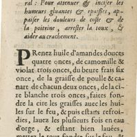 0435 - Page 375 - Article II. De la maniere de faire onguent pectoral: pour attenuer & inciser les humeurs gluantes & epaisses, appaiser les douleurs de coste & de la poitrine, arrester la toux, & aider au crachement