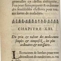 0580 - Page 520 - Chapitre XXI. Du prix & valeur des medicamens simples & composez, les plus ordinaires & necessaires
