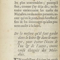 0198 - Page 176 - De la mesure qu'il faut garder dans le boire & dans le manger, pour éviter l'éxcez de l'un & de l'autre, comme cause éloignée des maladies