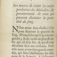 0210 - Page 188 - Des moyens de ruïner les causes prochaines des maladies, & premierement de ceux qui peuvent diminüer la quantité de sang