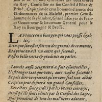 0210 - Page 14 - A Monseigneur le grand Messire Rogier de Belle garde Seigneur dudit lieu & de Termes Cheualier de deux ordres du Roy, ...