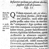 0006 - Page 6 - Cap II. Refutatur quidam qui asitiam odoribus suppleri posse est opinatus