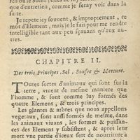 0025 - Page 5 - Chapitre II. Des trois principes, sel, soufre & mercure