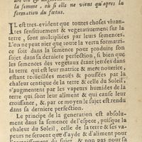 0033 - Page 13 - Chapitre VI. De la generation, sçauoir si l'ame trouue dans la semence dés lors qu'elle commence à prendre vie & augmentation dans la matrice de la femme, où si elle ne vient qu'apres la formation du foetus