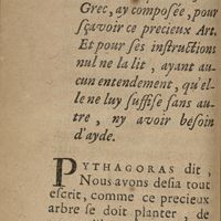 0096 - Page 84 - S'ensuit la distinction de l'epistre; laquelle moy, Arisleus Grec, ay composée, pour sçavoir ce precieux Art. Et pour ses instructions nul ne la lit, ayant aucun entendement, qu'elle ne luy suffise sans autre, ny avoir besoin d'ayde