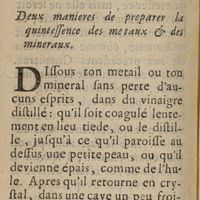 0280 - Page 268 - Chapitre VI. Deux manieres de preparer la quintessence des metaux & des mineraux