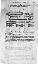 Impulsoire ou poussoir caue & femelle / Impuls. Ou poussoir sourd, & masle - Annotations de M. Laur. [...]