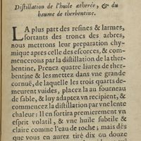 0323 - Page 293 - Chapitre VII. Distillation de l'huile aetherée, & du baume de therebentine