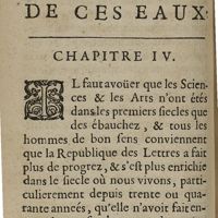 0098 - Page 70 - De l'examen et analise de ces eaux. Chapitre IV