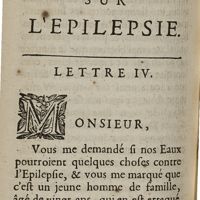 0314 - Page 286 - Sur l'epilepsie. Lettre IV