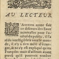 0017 - Page sans numérotation - Au Lecteur