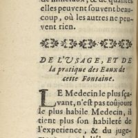 0124 - Page 102 - De l'usage, et de la pratique des eaux de cette fontaine