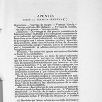 0017 - Page sans numérotation - Apuntes sobre la verruga peruana