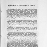 0043 - Page sans numérotation - Historia de la enfermedad de Carrion