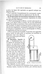 Fig. 104. Schéma du spiromètre - Maniplulations de physiologie