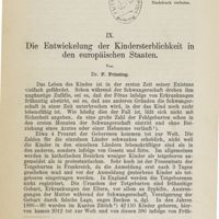 0003 - Page 577 - Das leben des kindes ist in der ersten zeit seiner existenz vielfach gefährdet...
