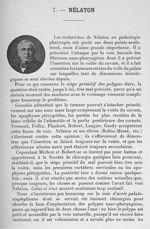 Nélaton - Les maîtres de l'Ecole de Paris dans la période préspécialistique des maladies du pharynx, [...]