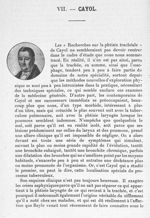 Cayol - Les maîtres de l'Ecole de Paris dans la période préspécialistique des maladies du pharynx, d [...]