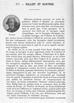 Barthez - Les maîtres de l'Ecole de Paris dans la période préspécialistique des maladies du pharynx, [...]