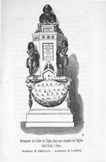 Monument de l'abbé de l'Épée dans une chapelle de l'église Saint-Roch, à Paris - L'abbé de l'Épée, s [...]