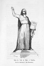 Statue de l'abbé de l'Épée, à Versailles - L'abbé de l'Épée, sa vie, son apostolat, ses travaux, sa  [...]