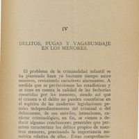 0037 - Page 35 - IV. Delitos, fugas y vagabundaje en los menores