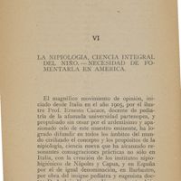 0054 - Page 52 - VI. La nipiologia, ciencia integral del niño. Necesitad de fomentarla en America