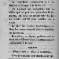 0066 - Page 66 - LXXXV Dissections. LXXXVI Prosecteurs et aides d'anatomie