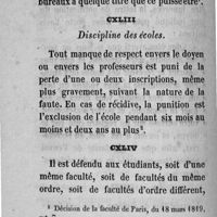 0102 - Page 102 - CXLIII Discipline des écoles. CXLIV