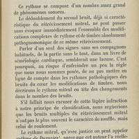 0191 - Page 185 - II. Rythmes à plus de trois bruits. 1. Rythme mitral ou de Duroziez